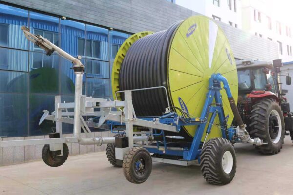 Hose Reel Irrigation System/roll Type Sprinkler Irrigation Equipment with Rain Gun