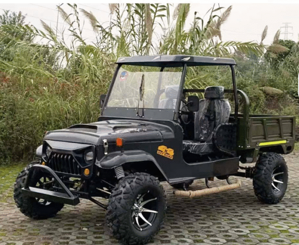 "Off Road Buggy Customized Vehicle Pick up Truck Mini Jeep Scooter Cargo Box Electric jeep Cart " - Image 2