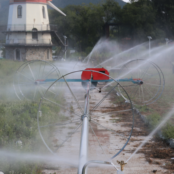 Powe roll Irrigation Machine Used for Big Land with Spray Gun/side Roll Pivot Irrigation System - Image 3